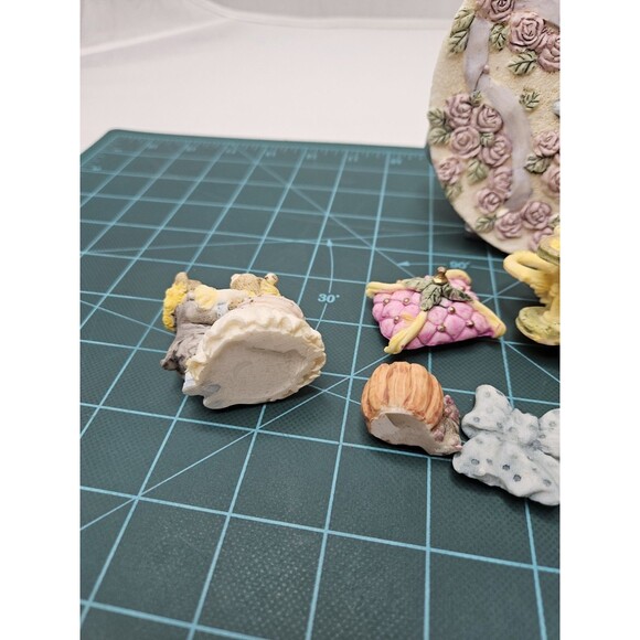 Vintage Cinderella 1996 Popular Imports Mini Resin Tea set - Picture 14 of 16